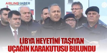 Libya Heyetini Taşıyan Uçağın Karakutusu Bulundu