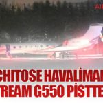 New Chitose Havalimanı’nda Gulfstream G550 Pistten Çıktı