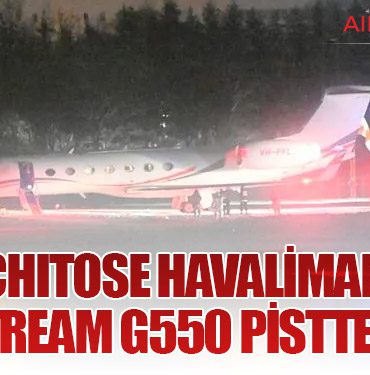New Chitose Havalimanı’nda Gulfstream G550 Pistten Çıktı