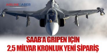Saab’a Gripen İçin 2,5 Milyar Kronluk Yeni Sipariş