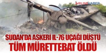 Sudan’da Askeri Il-76 Uçağı Düştü: Tüm Mürettebat Öldü