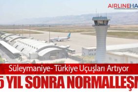 Süleymaniye- Türkiye Uçuşları Artıyor: 2,5 Yıl Sonra Normalleşme
