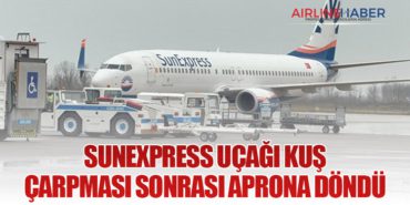 SunExpress uçağı kuş çarpması sonrası aprona döndü