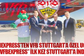 SunExpress’ten VfB Stuttgart’a Özel Uçak: “VfBExpress” İlk Kez Stuttgart’a İndi
