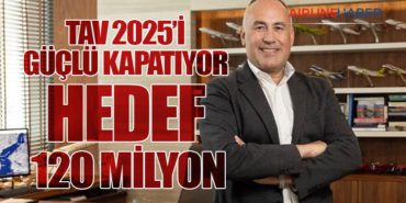 TAV 2025’i Güçlü Kapatıyor: Hedef 120 Milyon