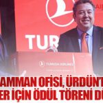 THY Amman Ofisi, Ürdün’deki Acenteler İçin Ödül Töreni Düzenledi