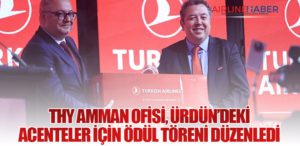 THY Amman Ofisi, Ürdün’deki Acenteler İçin Ödül Töreni Düzenledi