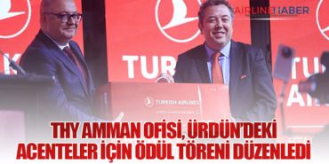 THY Amman Ofisi, Ürdün’deki Acenteler İçin Ödül Töreni Düzenledi
