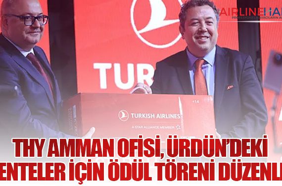 THY Amman Ofisi, Ürdün’deki Acenteler İçin Ödül Töreni Düzenledi