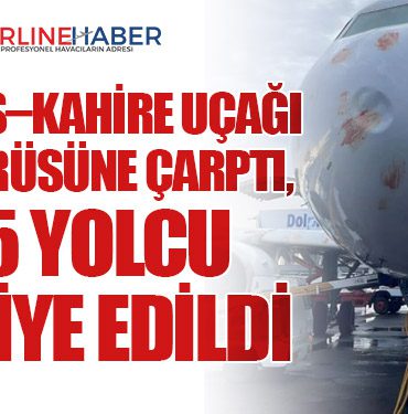 Trablus–Kahire Uçağı Kuş Sürüsüne Çarptı, 155 Yolcu Tahliye Edildi