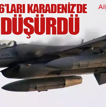 Türk F-16’ları Karadeniz’de İHA Düşürdü