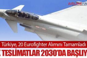 Türkiye, 20 Eurofighter Alımını Tamamladı: İlk Teslimatlar 2030’da Başlıyor
