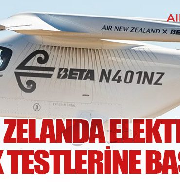 Yeni Zelanda Elektrikli Uçak Testlerine Başladı