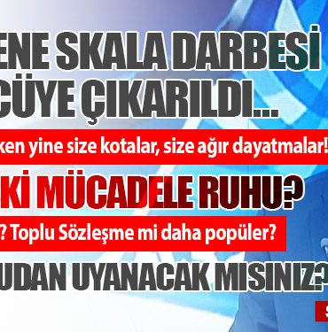 Teknisyene Skala Darbesi Görücüye Çıkarıldı…