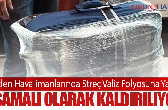 AB’den Havalimanlarında Streç Valiz Folyosuna Yasak: Aşamalı Olarak Kaldırılıyor