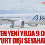 AJet’ten Yeni Yılda 9 Dolara Yurt Dışı Seyahati