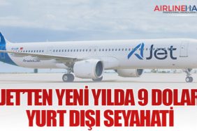 AJet’ten Yeni Yılda 9 Dolara Yurt Dışı Seyahati