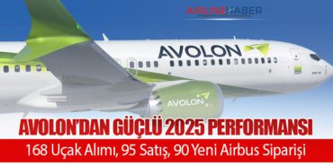 Avolon’dan Güçlü 2025 Performansı: 168 Uçak Alımı, 95 Satış, 90 Yeni Airbus Siparişi