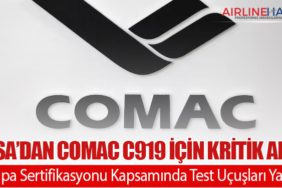 EASA’dan COMAC C919 İçin Kritik Adım: Avrupa Sertifikasyonu Kapsamında Test Uçuşları Yapıldı