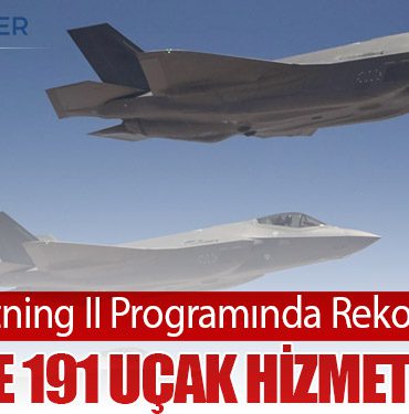 F-35 Lightning II Programında Rekor Teslimat: 2025’te 191 Uçak Hizmete Girdi