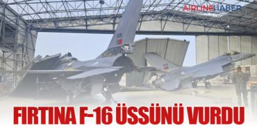 Fırtına F-16 Üssünü Vurdu