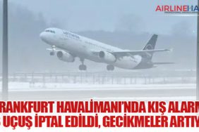 Frankfurt Havalimanı’nda Kış Alarmı: 98 Uçuş İptal Edildi, Gecikmeler Artıyor