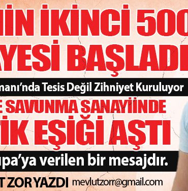 Türk Hava Yolları'nın İkinci 500 Hikâyesi Başladı. Türkiye Savunma Sanayiinde Kritik Eşiği Aştı