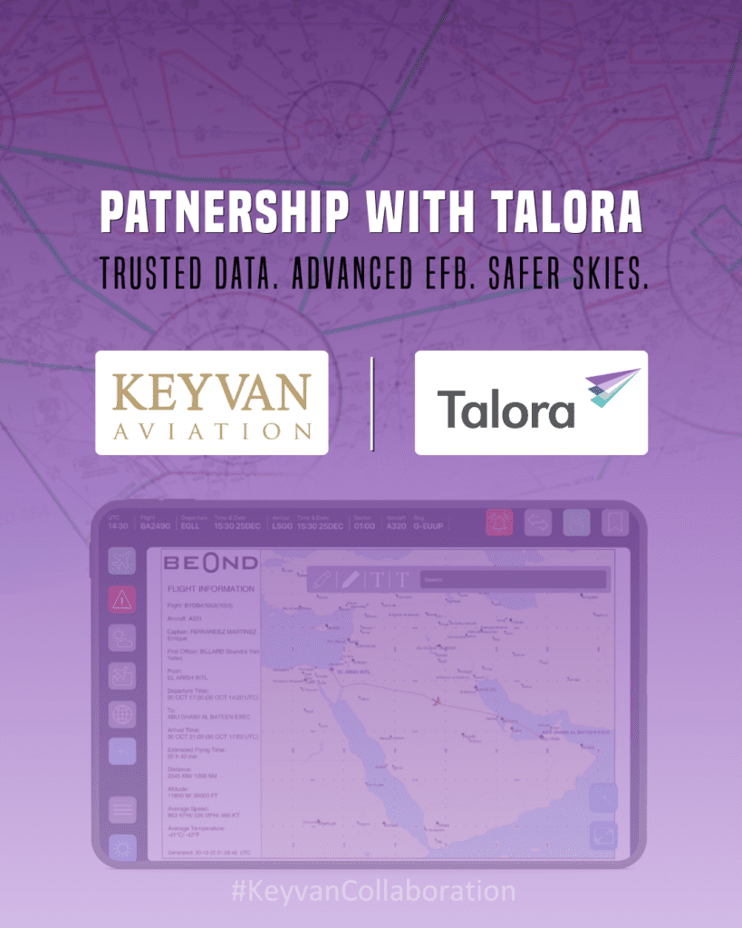 DextraData’nın Yeni Nesil EFB Çözümü Talora, KEYVAN Verilerini Kullanacak 1 Haberler KEYVAN Son Dakika Havacılık Haberleri | Türk Hava Yolları, Pegasus, Sunexpress, Corendon, Havacılık, Havayolları, Havalimanları, Havaalanları, THY, Hostes, Pilot, Uçak, Kabin memuru, SHGM, DHMİ Keyvan Talora Social Media Post