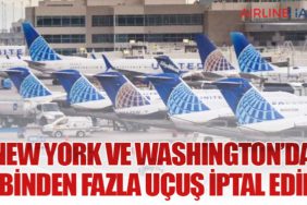 New York ve Washington’da 10 Binden Fazla Uçuş İptal Edildi