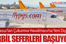 Pegasus’tan Çukurova Havalimanı’na Yeni Dış Hat: Erbil Seferleri Başlıyor