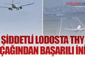 Şiddetli Lodosta THY Uçağından Başarılı İniş