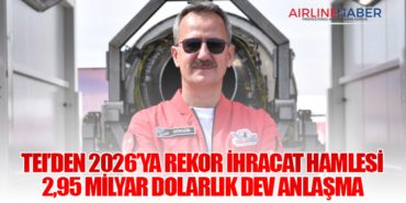 TEI’den 2026’ya Rekor İhracat Hamlesi: 2,95 Milyar Dolarlık Dev Anlaşma