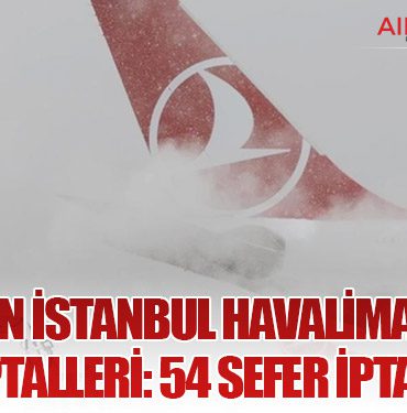 THY’den İstanbul Havalimanı’nda Uçuş İptalleri: 54 Sefer İptal Edildi
