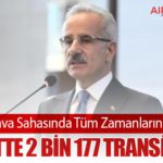 Türk Hava Sahasında Tüm Zamanların Rekoru: 24 Saatte 2 Bin 177 Transit Uçuş