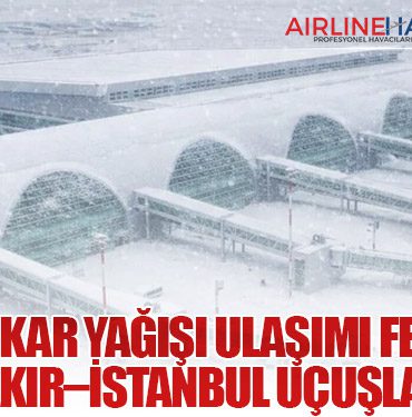 Yoğun Kar Yağışı Ulaşımı Felç Etti: Diyarbakır–İstanbul Uçuşları İptal