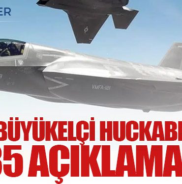 ABD’li Büyükelçi Huckabee’den F-35 Açıklaması