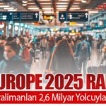 ACI EUROPE 2025 Raporu: Avrupa Havalimanları 2,6 Milyar Yolcuyla Rekor Kırdı