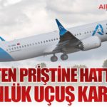 AJet’ten Priştine Hattında Günlük Uçuş Kararı