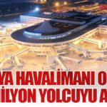 Antalya Havalimanı Ocakta 1 Milyon Yolcuyu Aştı
