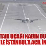 EgyptAir Uçağı Kabin Dumanı Nedeniyle İstanbul’a Acil İniş Yaptı