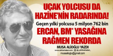 Uçak yolcusu da Hazine’nin radarında! Geçen yılki yolcusu 5 milyon 762 bin Ercan, BM* yasağına rağmen rekorda
