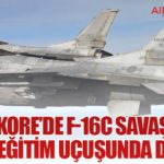 Güney Kore’de F-16C Savaş Uçağı Gece Eğitim Uçuşunda Düştü