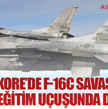 Güney Kore’de F-16C Savaş Uçağı Gece Eğitim Uçuşunda Düştü