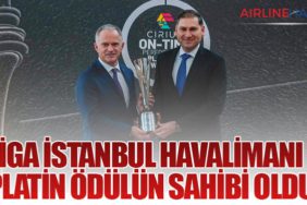 İGA İstanbul Havalimanı Platin Ödülün Sahibi Oldu