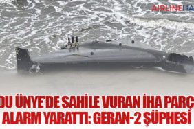 Ordu Ünye’de Sahile Vuran İHA Parçası Alarm Yarattı: Geran-2 Şüphesi