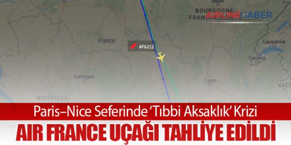 Paris–Nice Seferinde ‘Tıbbi Aksaklık’ Krizi: Air France Uçağı Tahliye Edildi