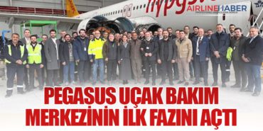 Pegasus Uçak Bakım Merkezinin İlk Fazını Açtı