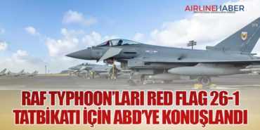 RAF Typhoon’ları Red Flag 26-1 Tatbikatı için ABD’ye konuşlandı