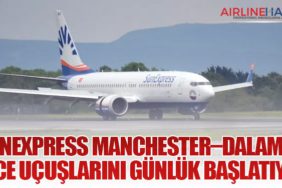 SunExpress Manchester–Dalaman Gece Uçuşlarını Günlük Başlatıyor