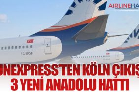 SunExpress’ten Köln Çıkışlı 3 Yeni Anadolu Hattı